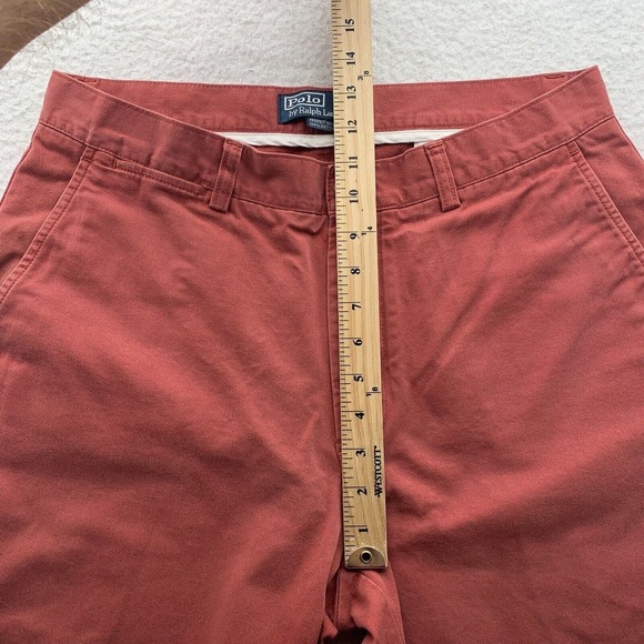 Polo Ralph Lauren Prospect Shorts Mens 33x9 Red Mid Rise Preppy Casual Spring - Picture 8 of 14